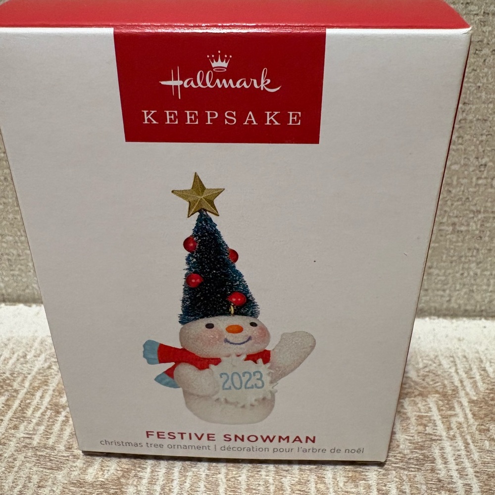Hallmark 2023 Limited Edition Snowman Ornament